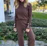 Sporty szett mogyoró barna – Innova Fashion – 3. kép